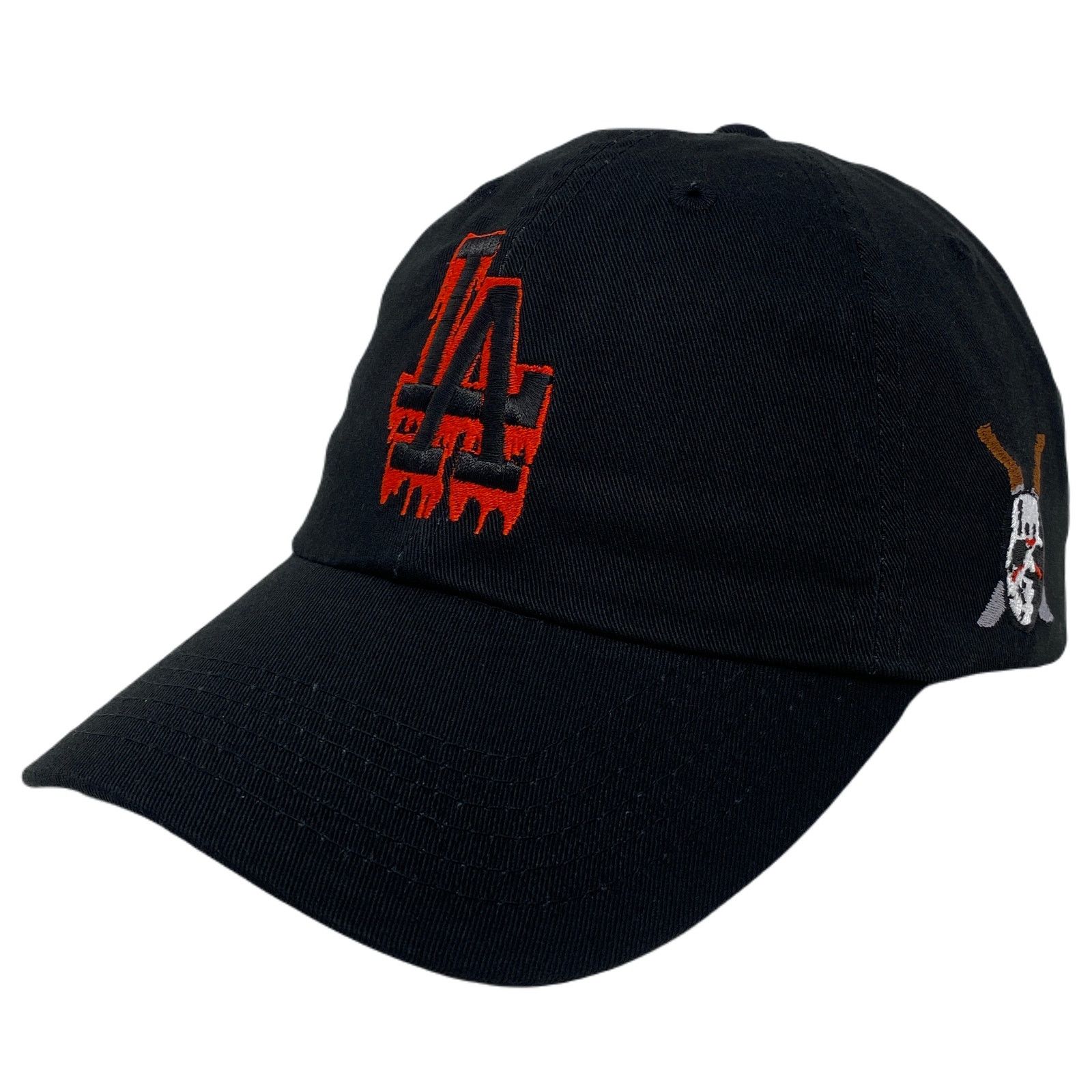 Other Los Angeles LA Halloween Blood Drip Red (Mask) Dad Hat Size ONE SIZE - 3 Thumbnail