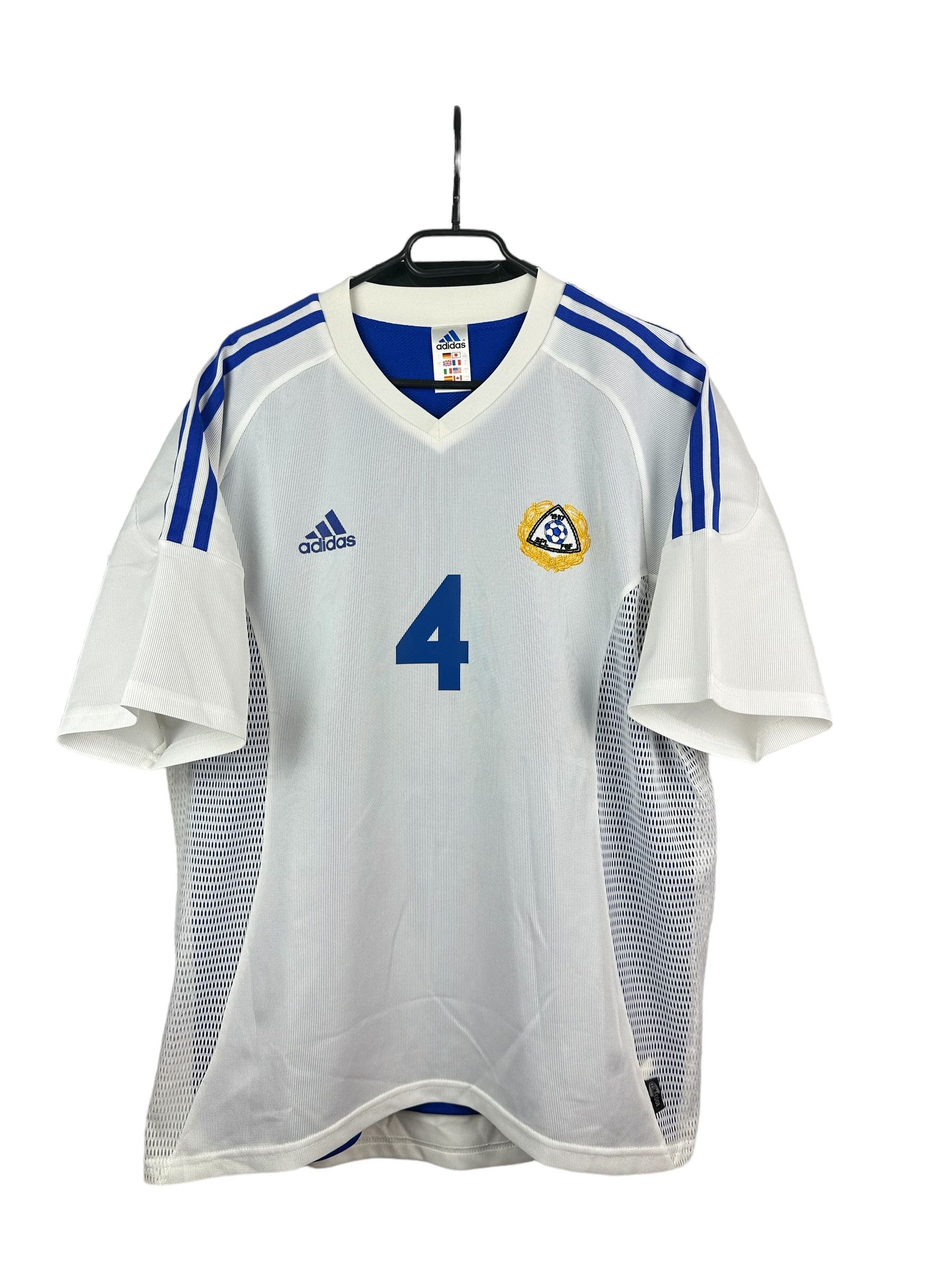 Finland football shirt 2003 Match Worn Hyypia Jersey Еуу
