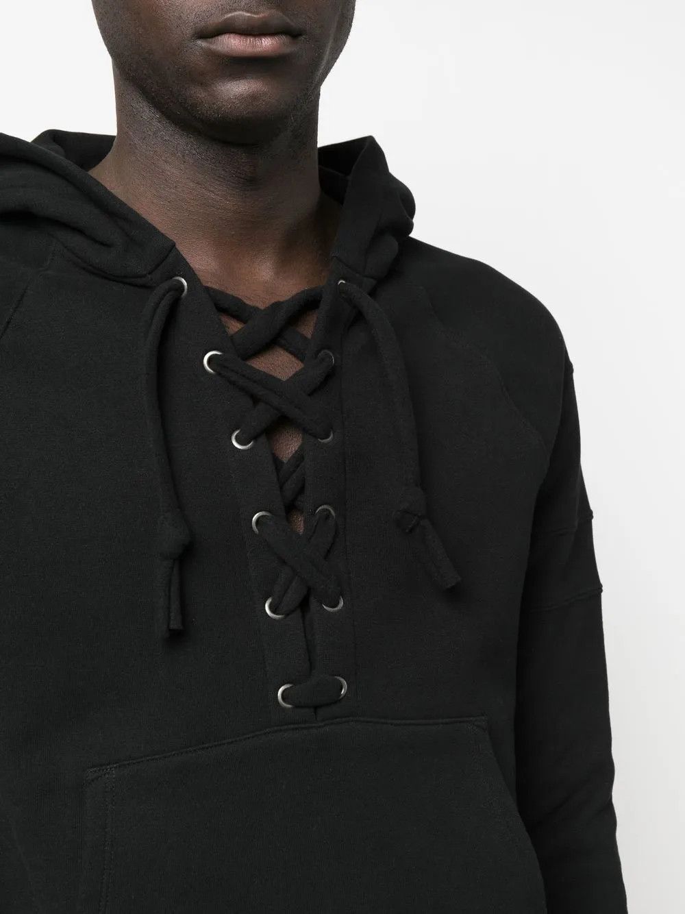 Saint Laurent Paris o1y0325 Hoodie in Black Size US M / EU 48-50 / 2 - 2 Thumbnail