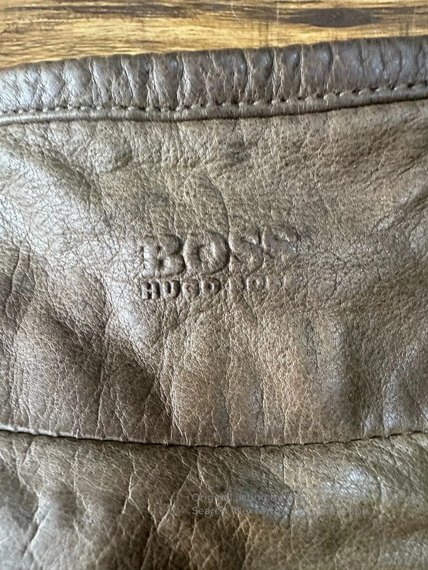 Hugo Boss HUGO BOSS Men's Leather Jacket Coat. Size US M / EU 48-50 / 2 - 7 Thumbnail