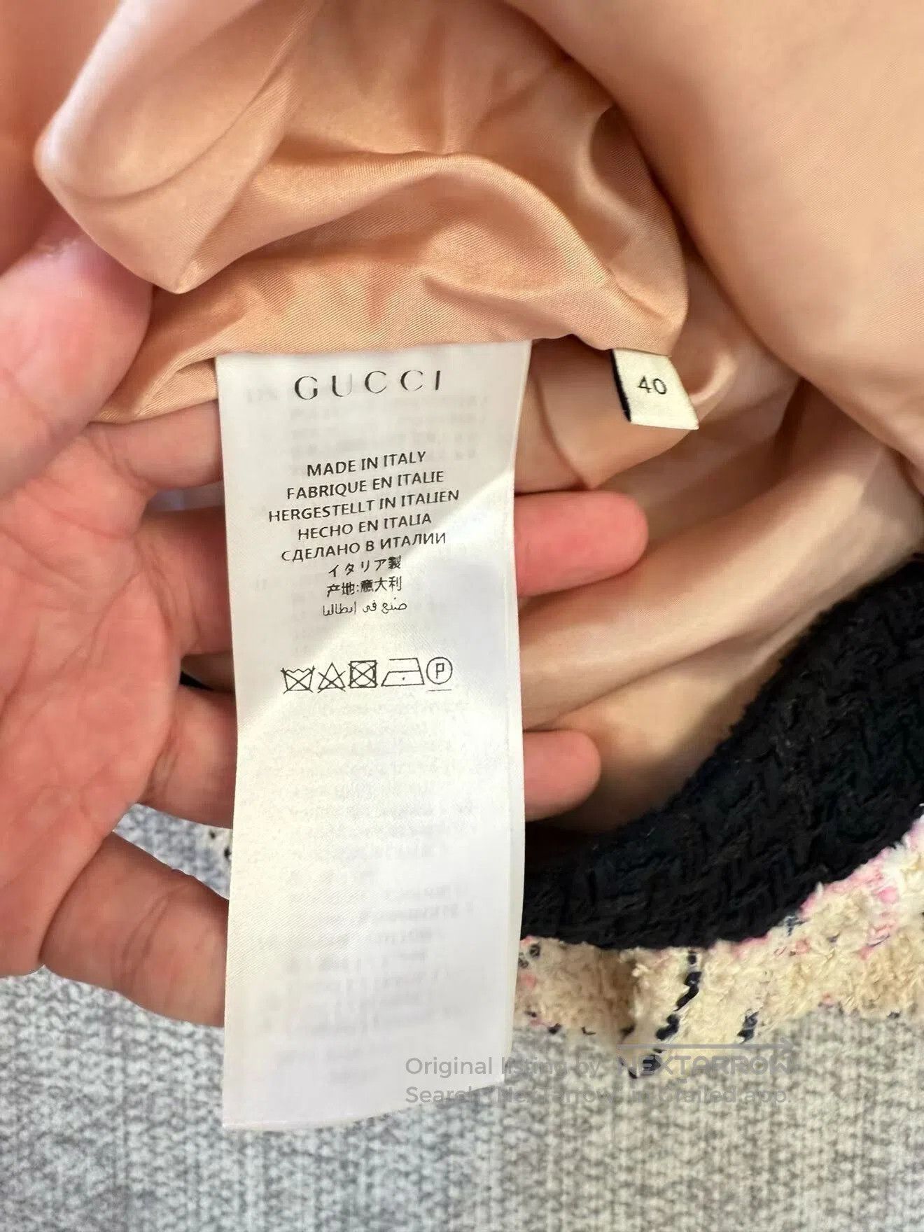 Gucci Gucci Marshmallow Ivory Tweed Jacket. Size S / US 4 / IT 40 - 3 Thumbnail
