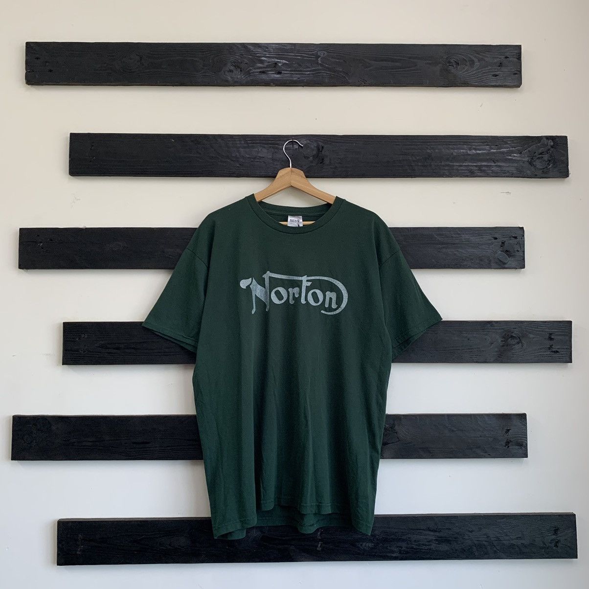 Norton × Vintage Vintage Norton Script Tshirt Size US L / EU 52-54 / 3 - 1 Thumbnail