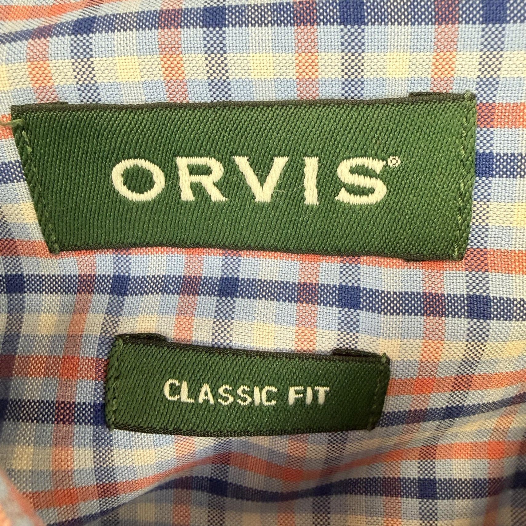 Orvis Orvis Shirt Mens XL Blue Red Check Button-Down Long Sleeve Classic Fit Casual Size US XL / EU 56 / 4 - 4 Thumbnail