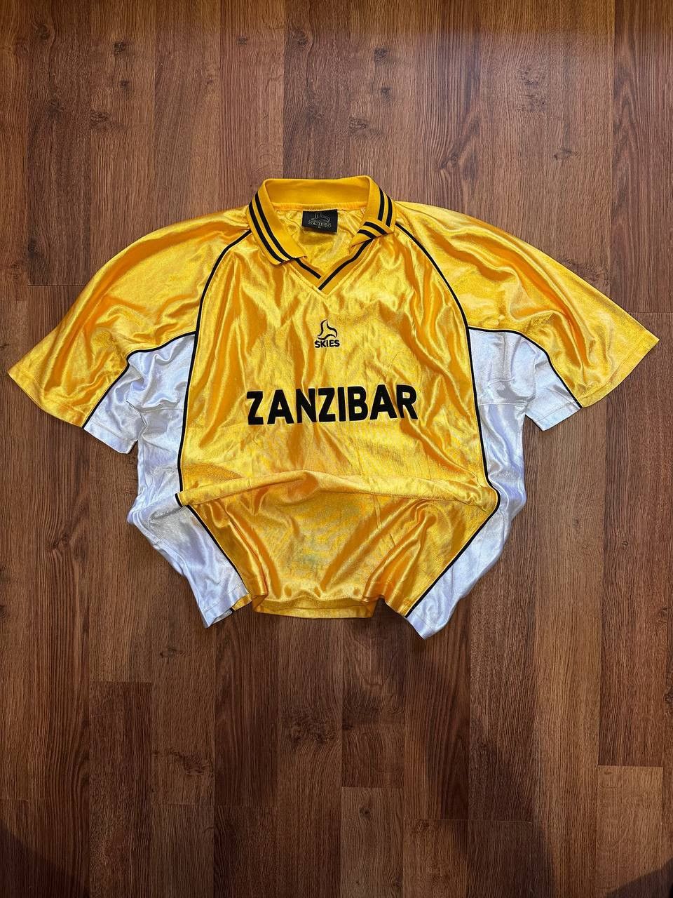 Boda Skins Vintage Zanzibar Football Jersey — Yello Size US XL / EU 56 / 4 - 1 Thumbnail