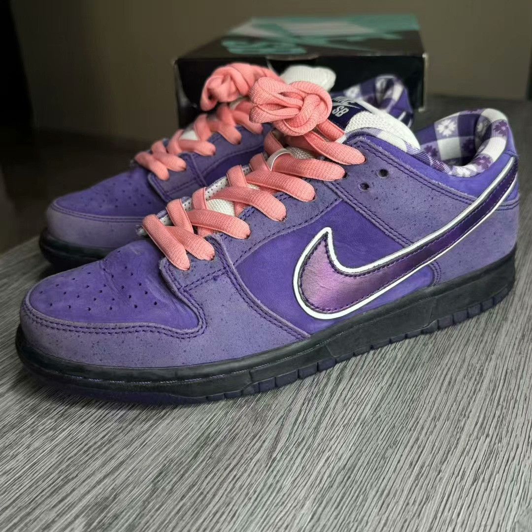 Nike Nike DUNK Purple Lowtop Sneakers 42 Men Size US 9 / EU 42 - 1 Thumbnail