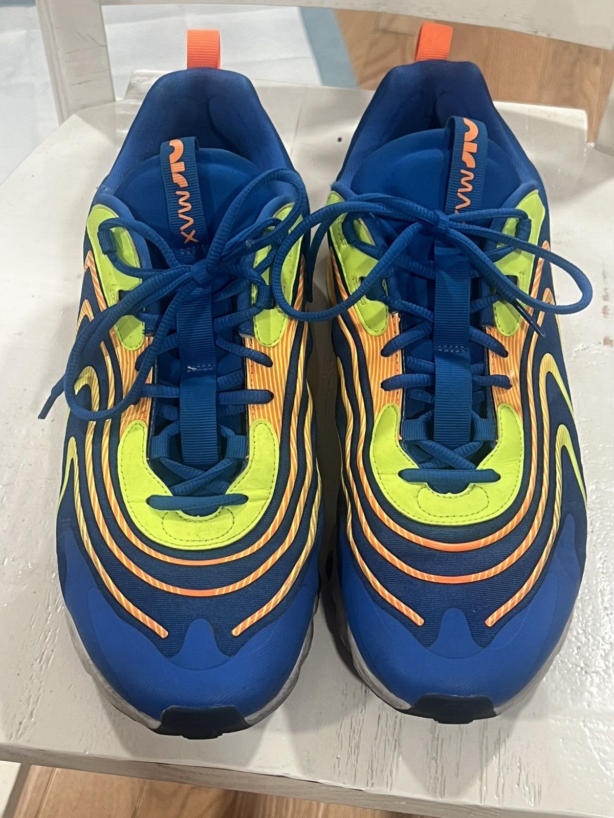Nike Nike Air Max 270 React “Soar Total Orange Bolt” Size US 13 / EU 46 - 7 Thumbnail