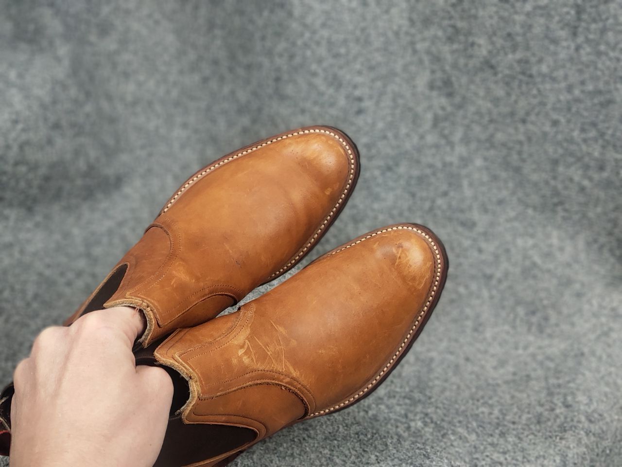 Red Wing Red Wing Vintage Heritage Chelsea rancher Leather Ankl Boots Size US 7 / IT 37 - 15 Thumbnail