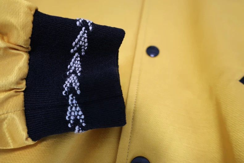 Saint Laurent Paris Saint Laurent Paris Yellow arrow patchwork baseball jacket- Size US M / EU 48-50 / 2 - 4 Thumbnail