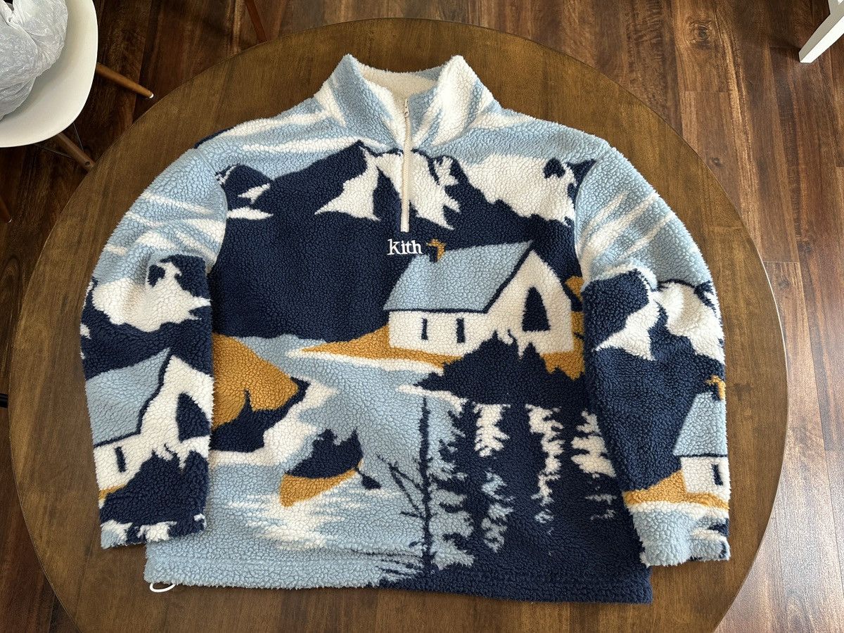 Kith Claremont Sherpa Quarter Zip | Grailed