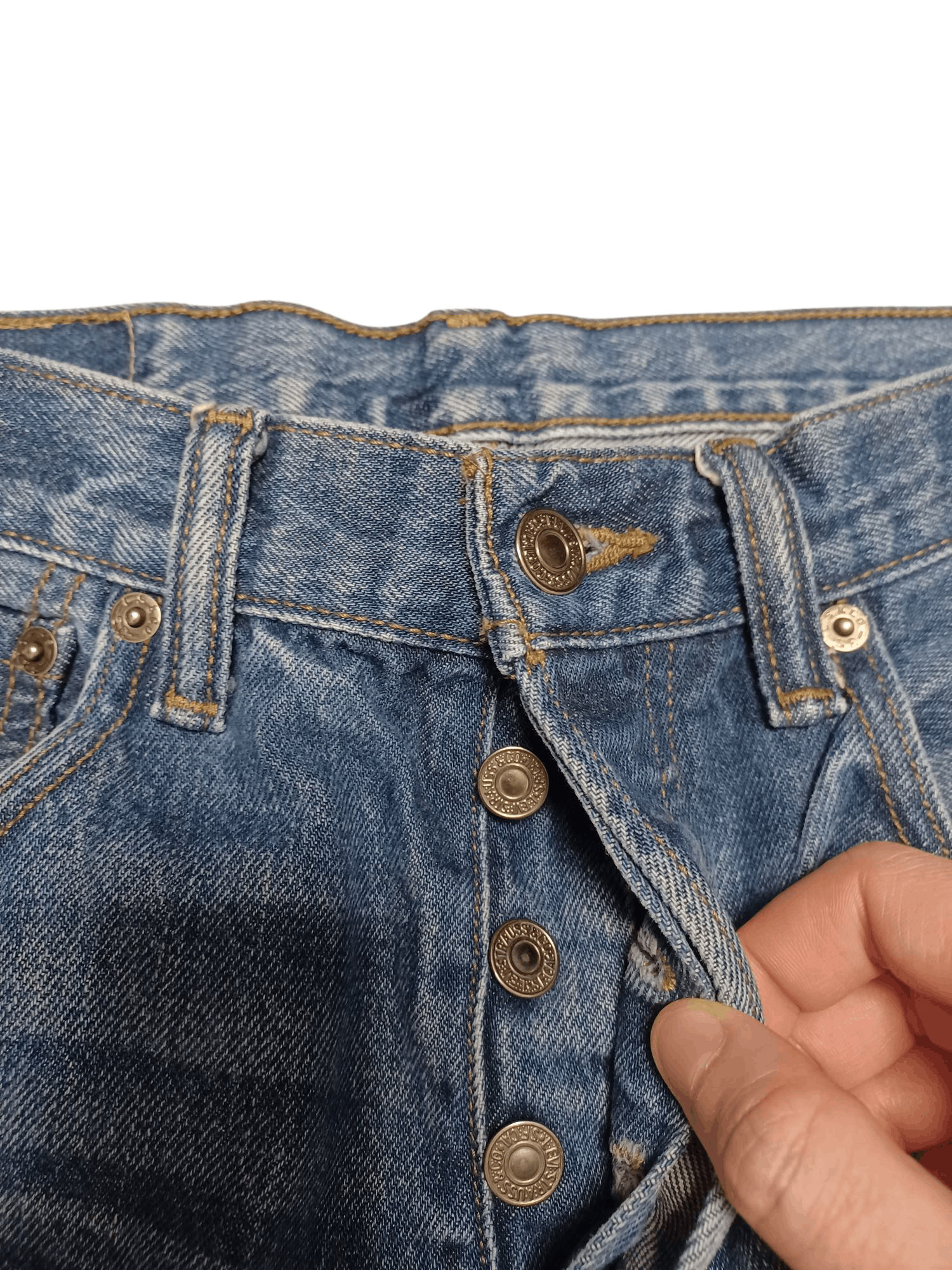 Levi's Vintage Clothing LEVIS 501 VINTAGE MADE IN DOMINICANA W32 L34 JEANS DENIM Size US 32 / EU 48 - 2 Thumbnail