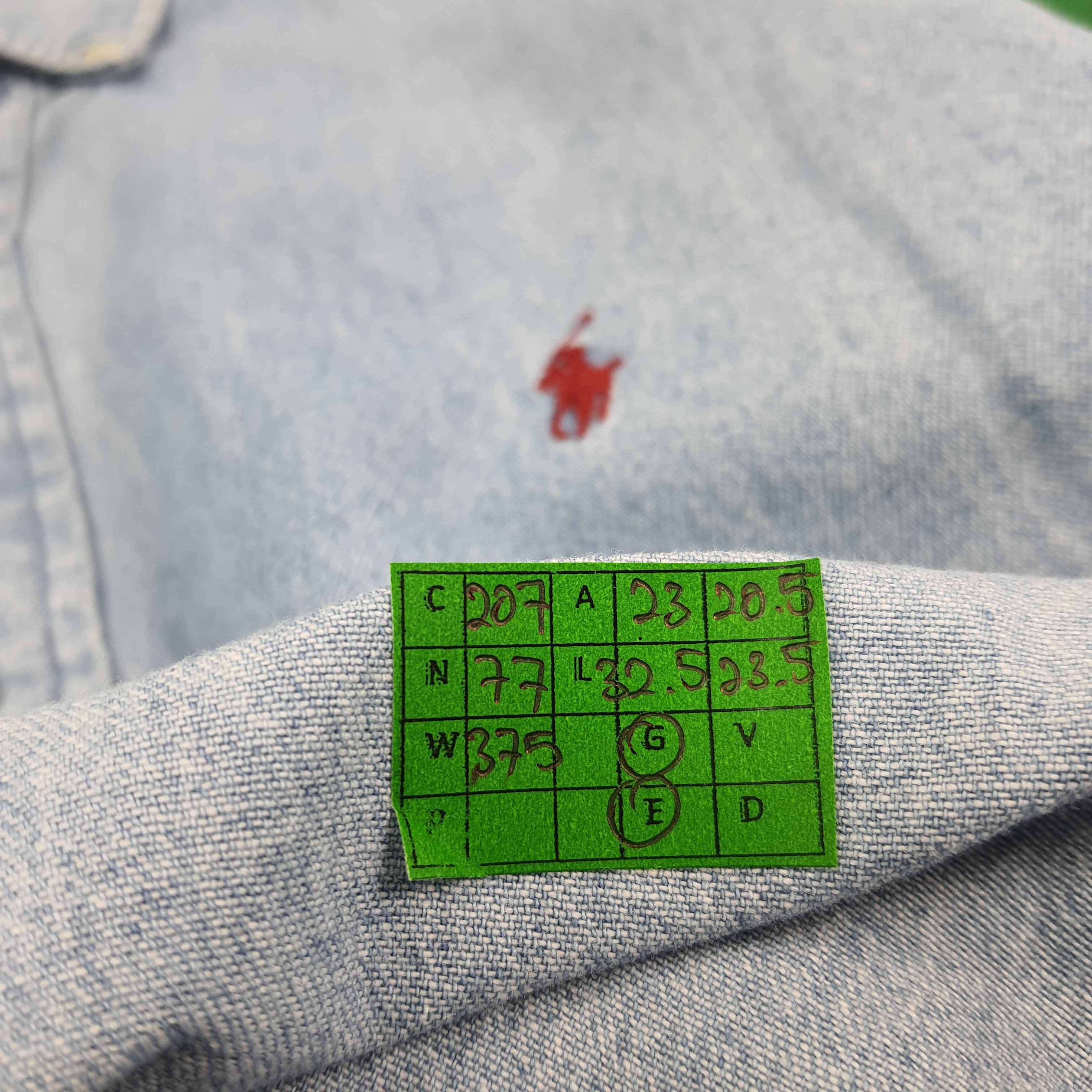 Ralph Lauren × Vintage Vintage Ralph Lauren Button Up Denim Shirt Size US L / EU 52-54 / 3 - 8 Thumbnail