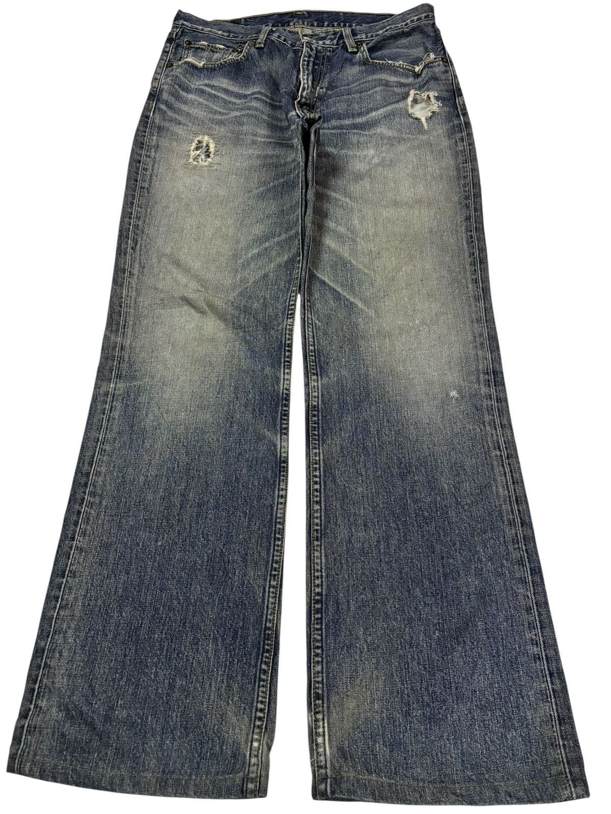 Levi's Vtg 90s Levis 507 Distressed Jeans Size US 32 / EU 48 - 1 Thumbnail