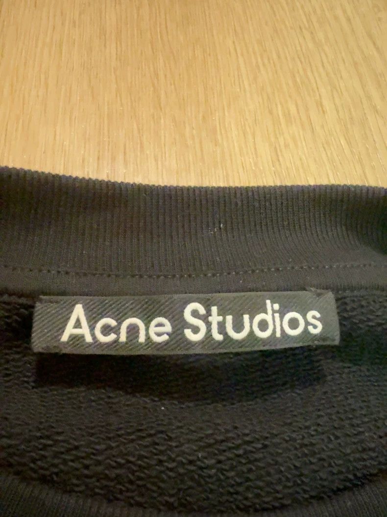 Acne Studios Acne Studios Black loose-fitting sweatshirt Size US S / EU 44-46 / 1 - 6 Thumbnail