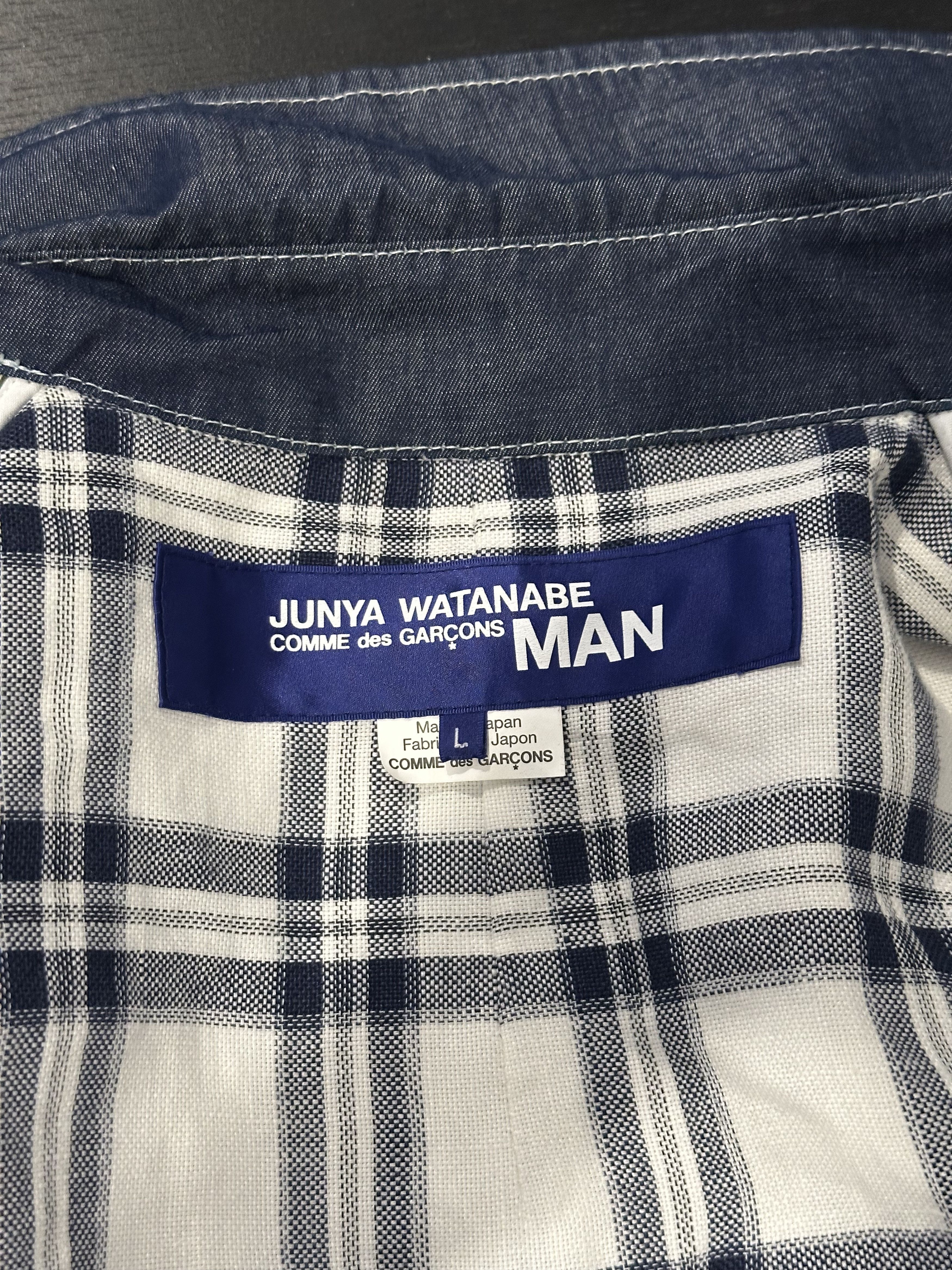 Junya Watanabe SS20 Nylon Denim Coat Size US L / EU 52-54 / 3 - 6 Thumbnail