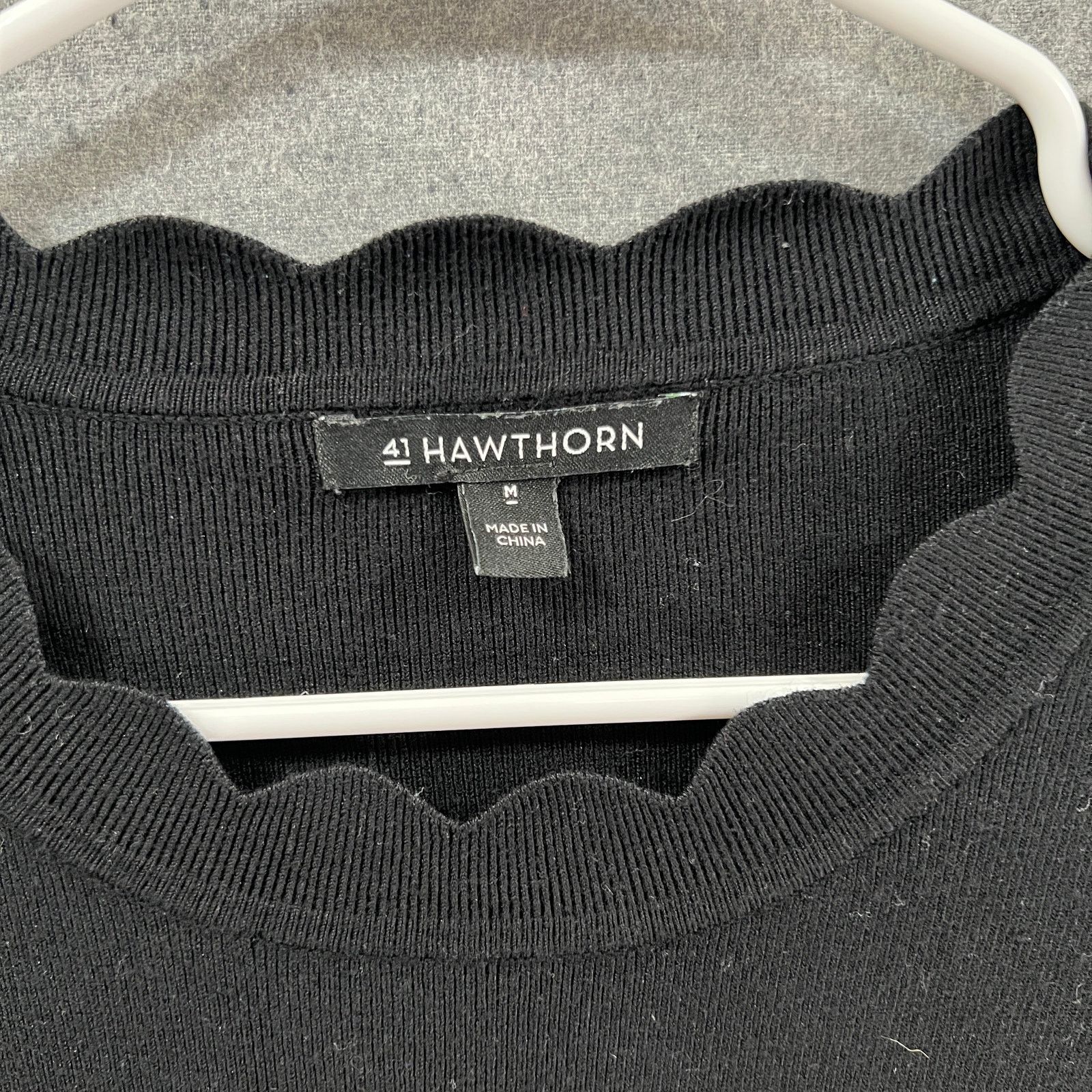 Other 41Hawthorn Black Sweater Womens Medium Long Sleeve Pullover Size M / US 6-8 / IT 42-44 - 3 Thumbnail