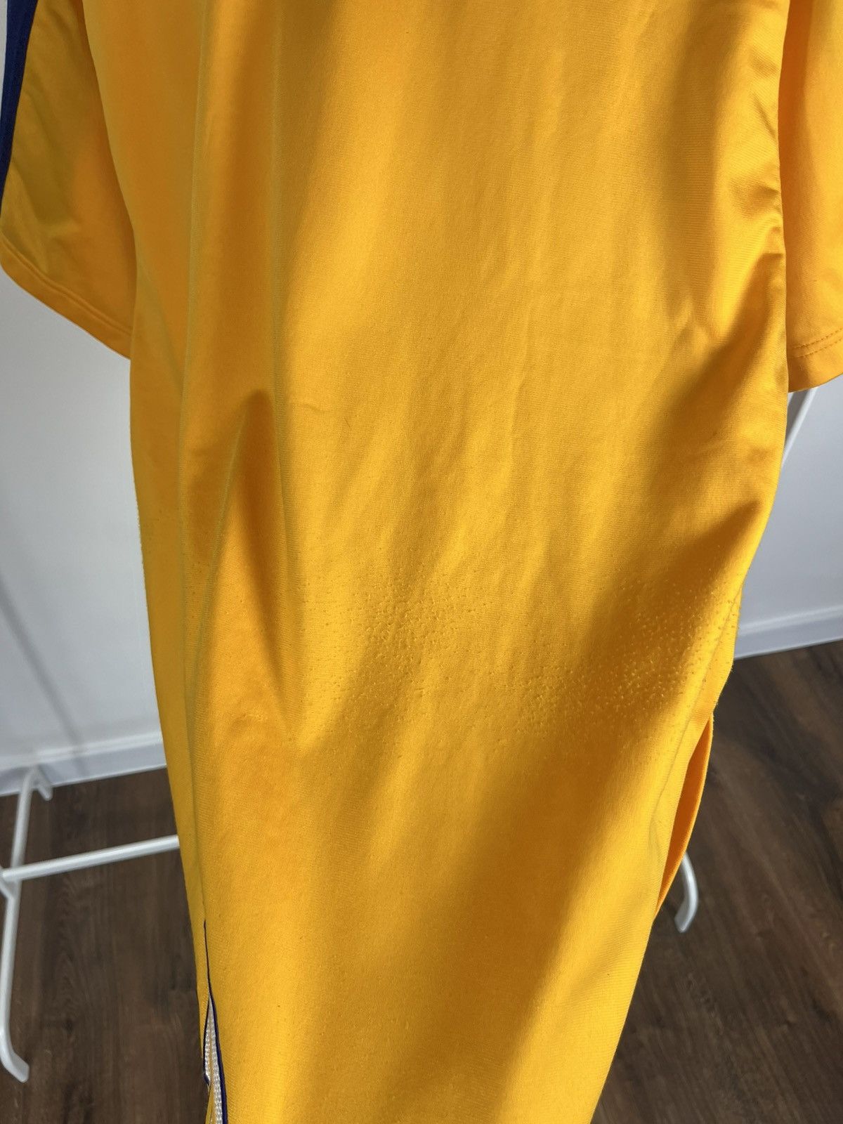 Adidas Vintage Adidas Yellow Blue Zip Track Jacket Short Sleeve S Size US S / EU 44-46 / 1 - 16 Thumbnail