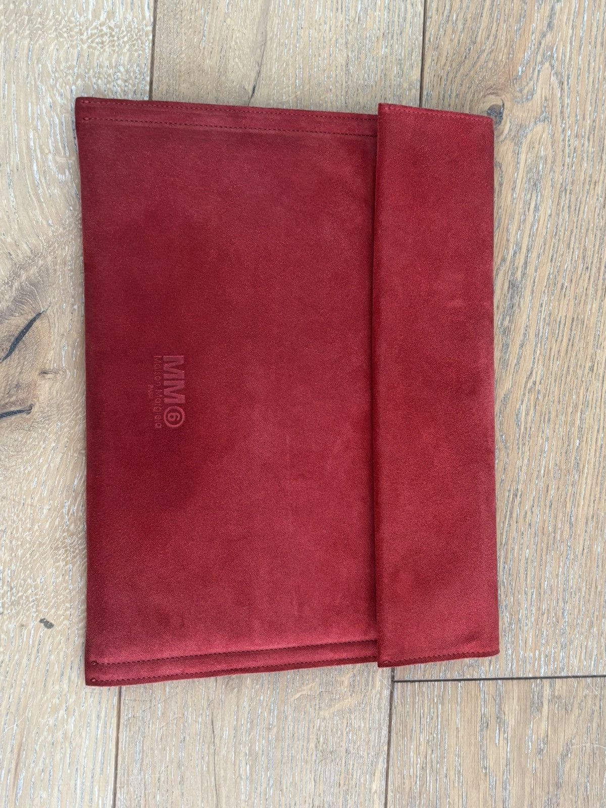 Maison Margiela Maison Margiela MM6 red sueda clutch Size ONE SIZE - 1 Thumbnail