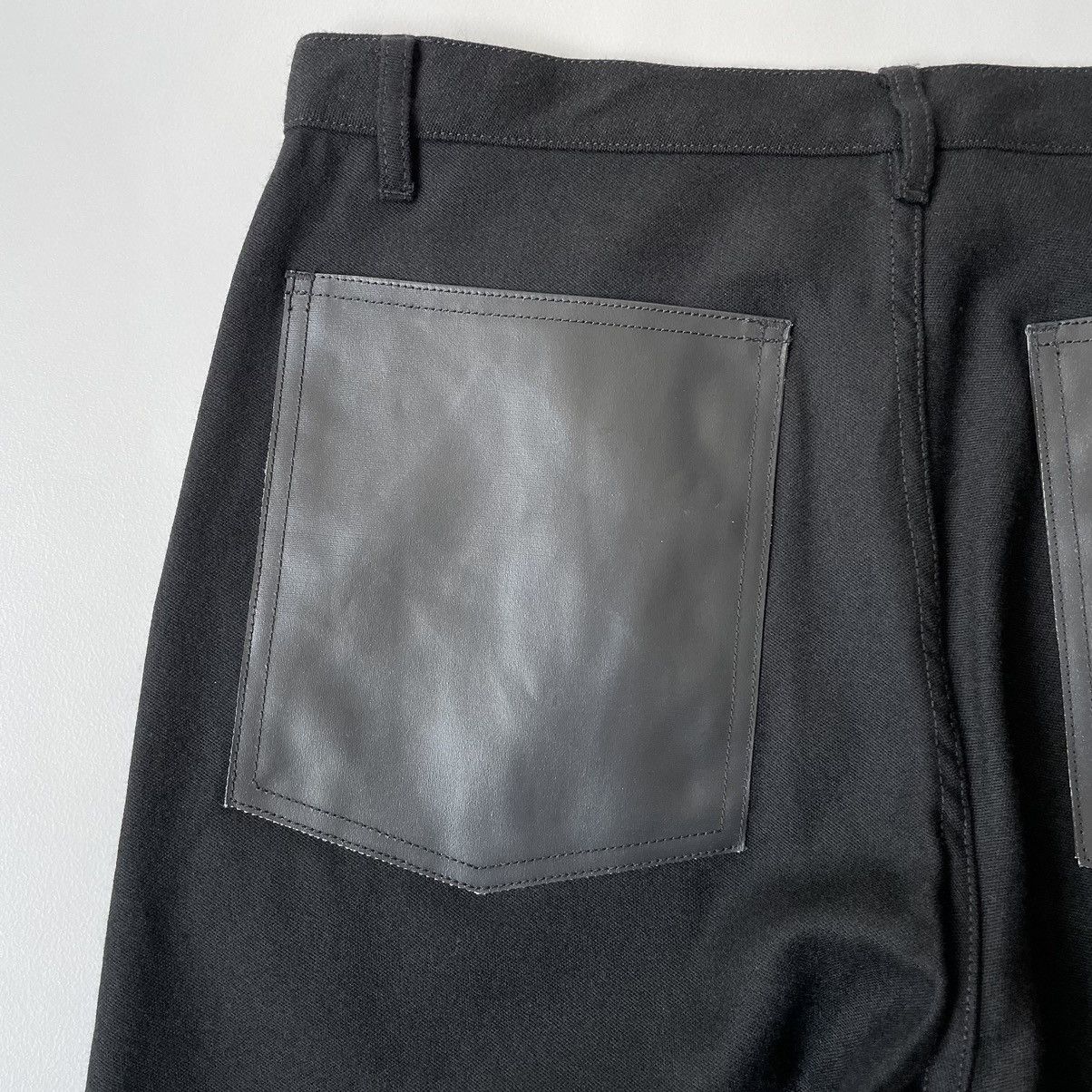 Comme des Garcons Black Twill Wool Utility Trousers Size US 32 / EU 48 - 12 Thumbnail