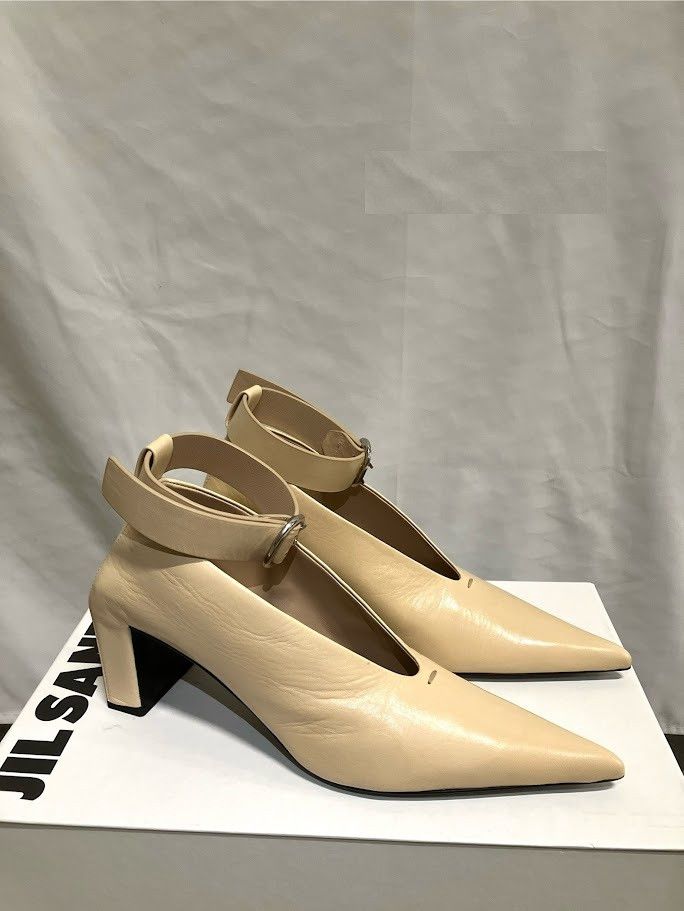 Jil Sander o1loc1c1124 Mules in Cream Size US 7 / IT 37 - 1 Preview