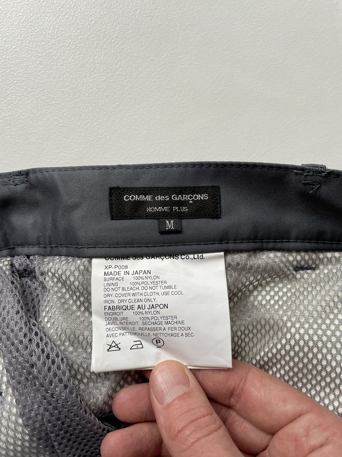 Comme des Garcons Homme Plus A/W 05 Gray Nylon Trousers Size US 32 / EU 48 - 7 Thumbnail