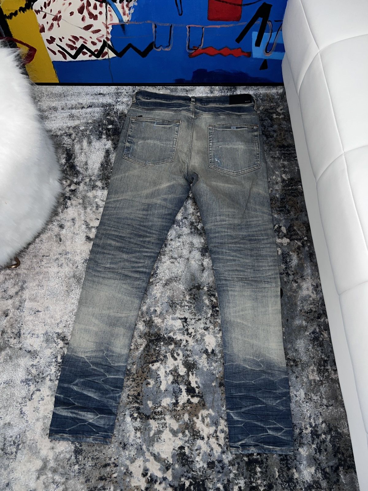 Amiri Amiri bandana denim patch mx1 jeans Size US 33 - 5 Thumbnail