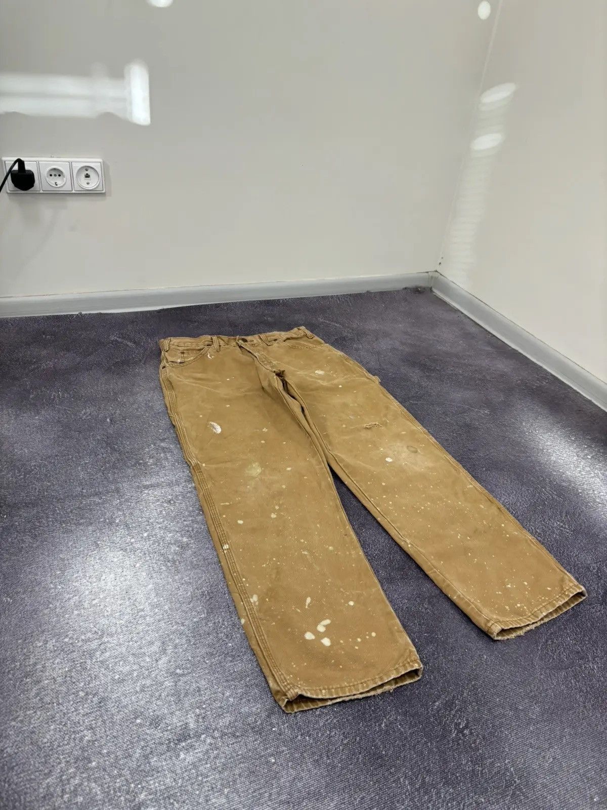 Dickies × Vintage Vintage Dickies USA Painted Work Hype Pants Jeans Size US 32 / EU 48 - 7 Thumbnail
