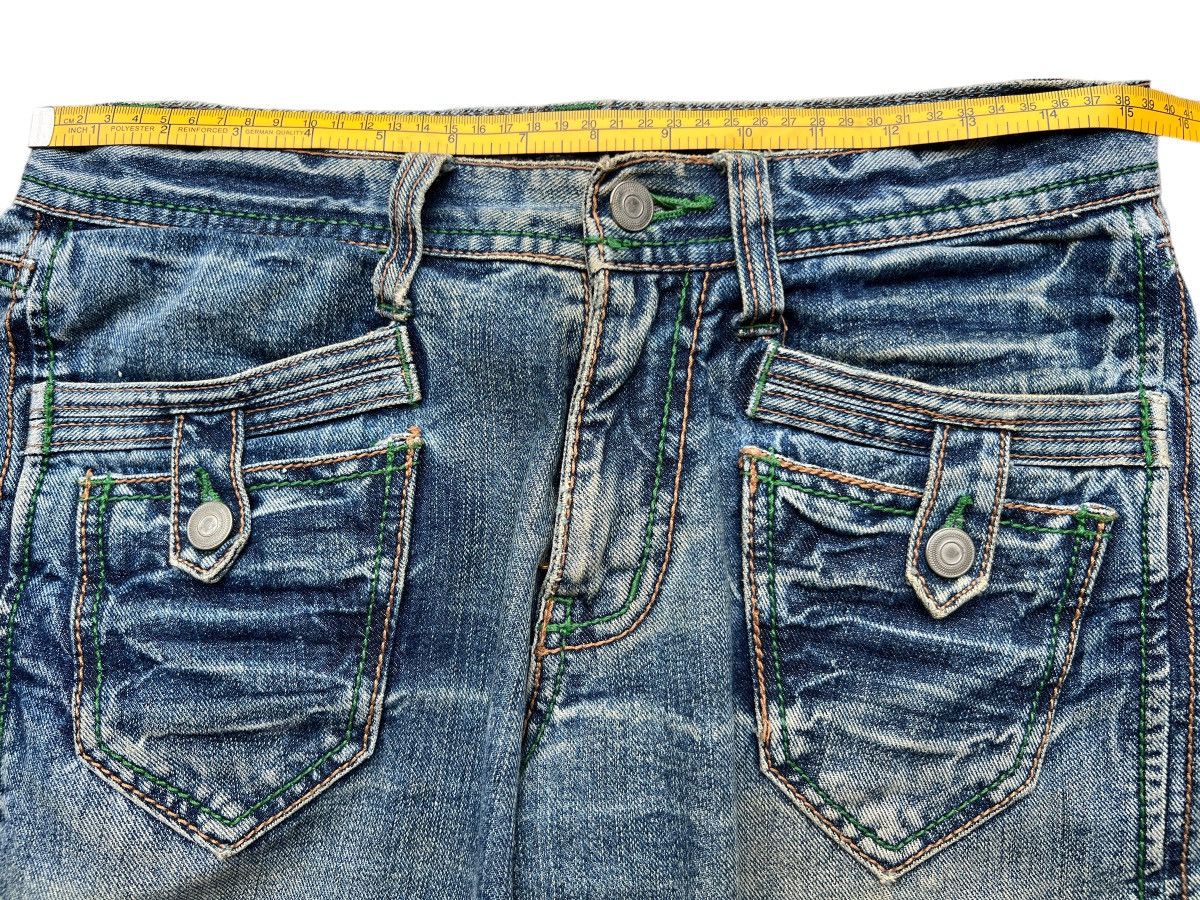 Other Morgan Japan Distressed Multipocket Punk Denim Jeans 31x32.5 Size US 31 - 11 Thumbnail