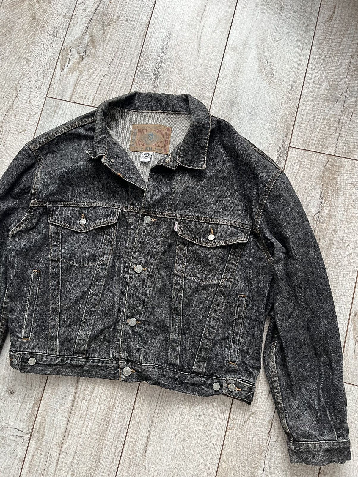 Diesel × Vintage Vintage 80s 90s Diesel Denim Jacket Size L men Size US L / EU 52-54 / 3 - 1 Thumbnail