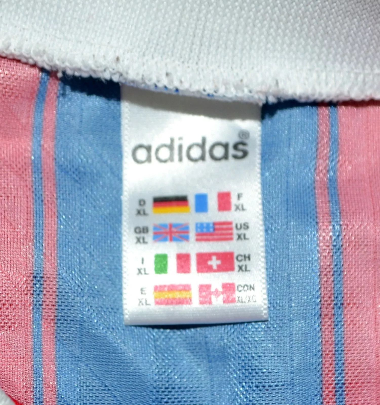 Adidas BAYERN MUNCHEN 1995/1996/1997 SHIRT ADIDAS #7 SIZE XL Size US XL / EU 56 / 4 - 8 Thumbnail