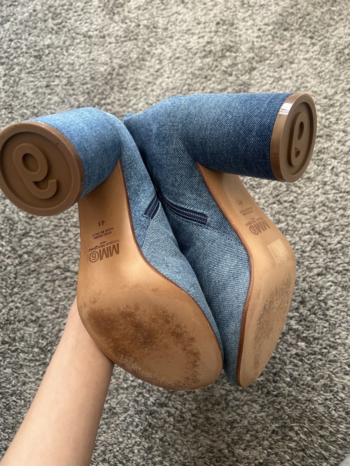 MM6 MM6 Denim Boots Size US 11 / IT 41 - 4 Thumbnail