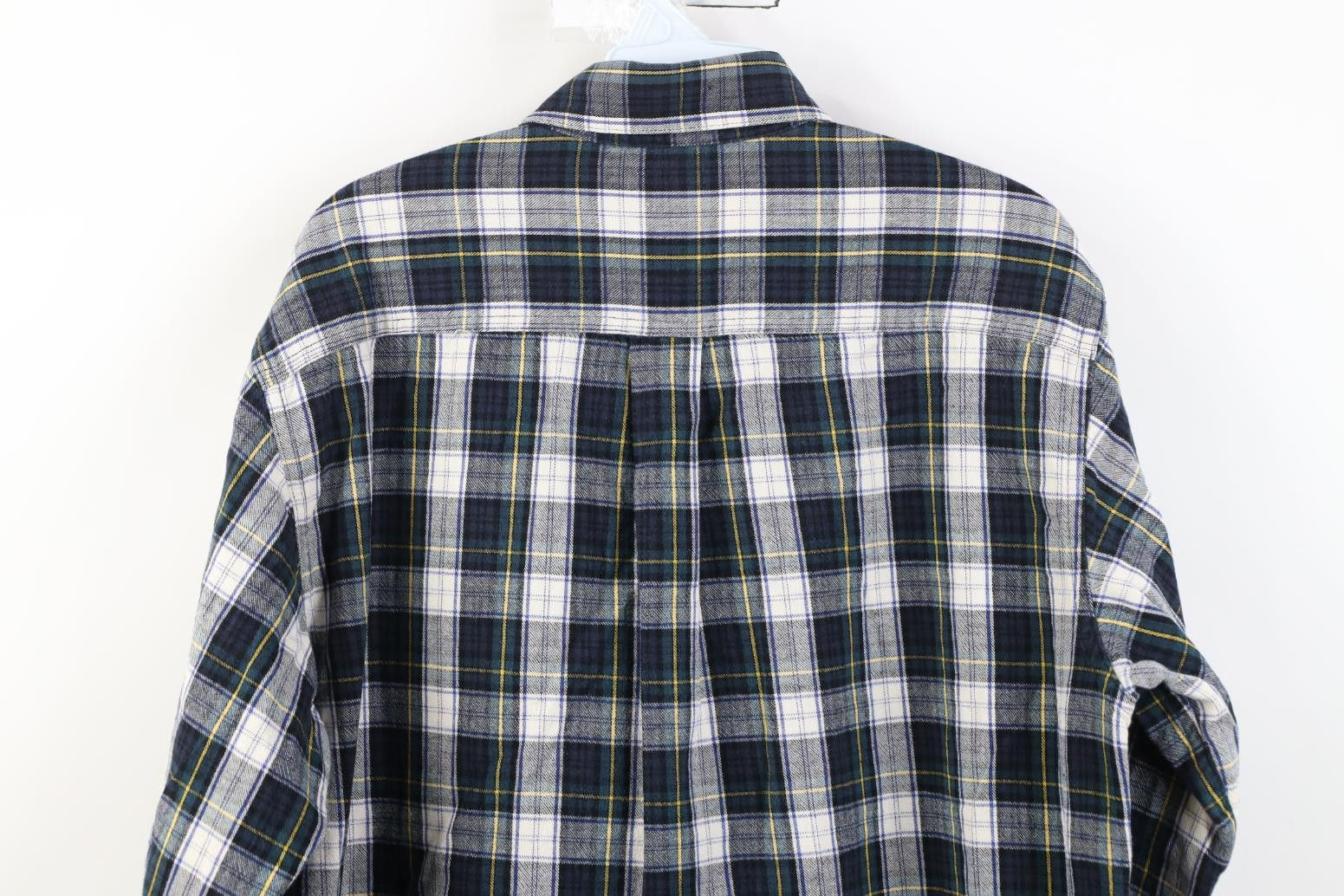 L.L. Bean Vintage 90s LL Bean Flannel Collared Button Down Shirt Plaid Size US M / EU 48-50 / 2 - 9 Thumbnail