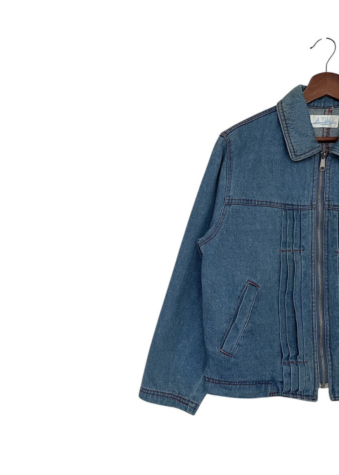 Japanese Brand × Vintage Vintage Japanese Brand A.flask Denim Jacket 1990s Size US M / EU 48-50 / 2 - 5 Thumbnail