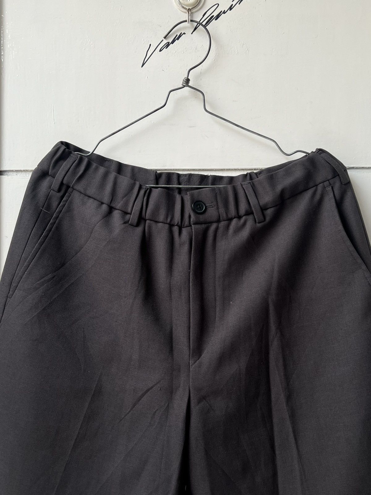 Uniqlo UNIQLO U Grey Ezy Barrel Long Pants Size US 32 / EU 48 - 2 Thumbnail