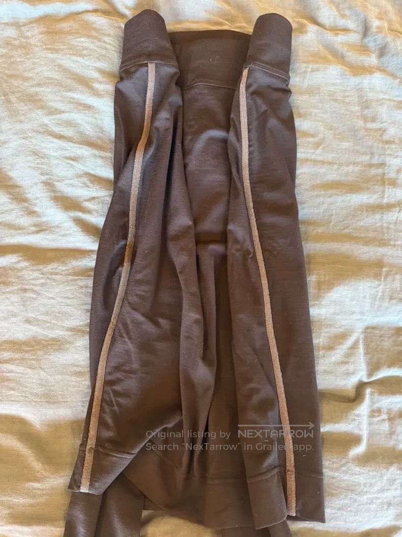 Brunello Cucinelli Brunello Cucinelli Black Side-Seam Silver Bead Pants and S Size 27" / US 4 / IT 40 - 6 Thumbnail
