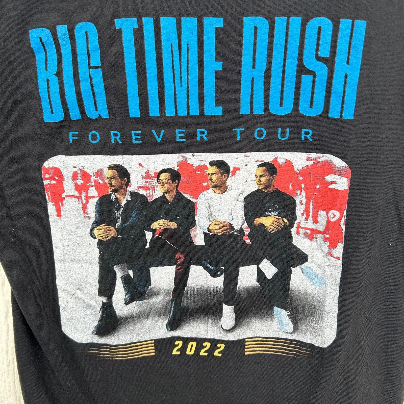Delta 2022 Big Time Rush Forever Tour Concert Tee Size Medium Size US M / EU 48-50 / 2 - 2 Thumbnail
