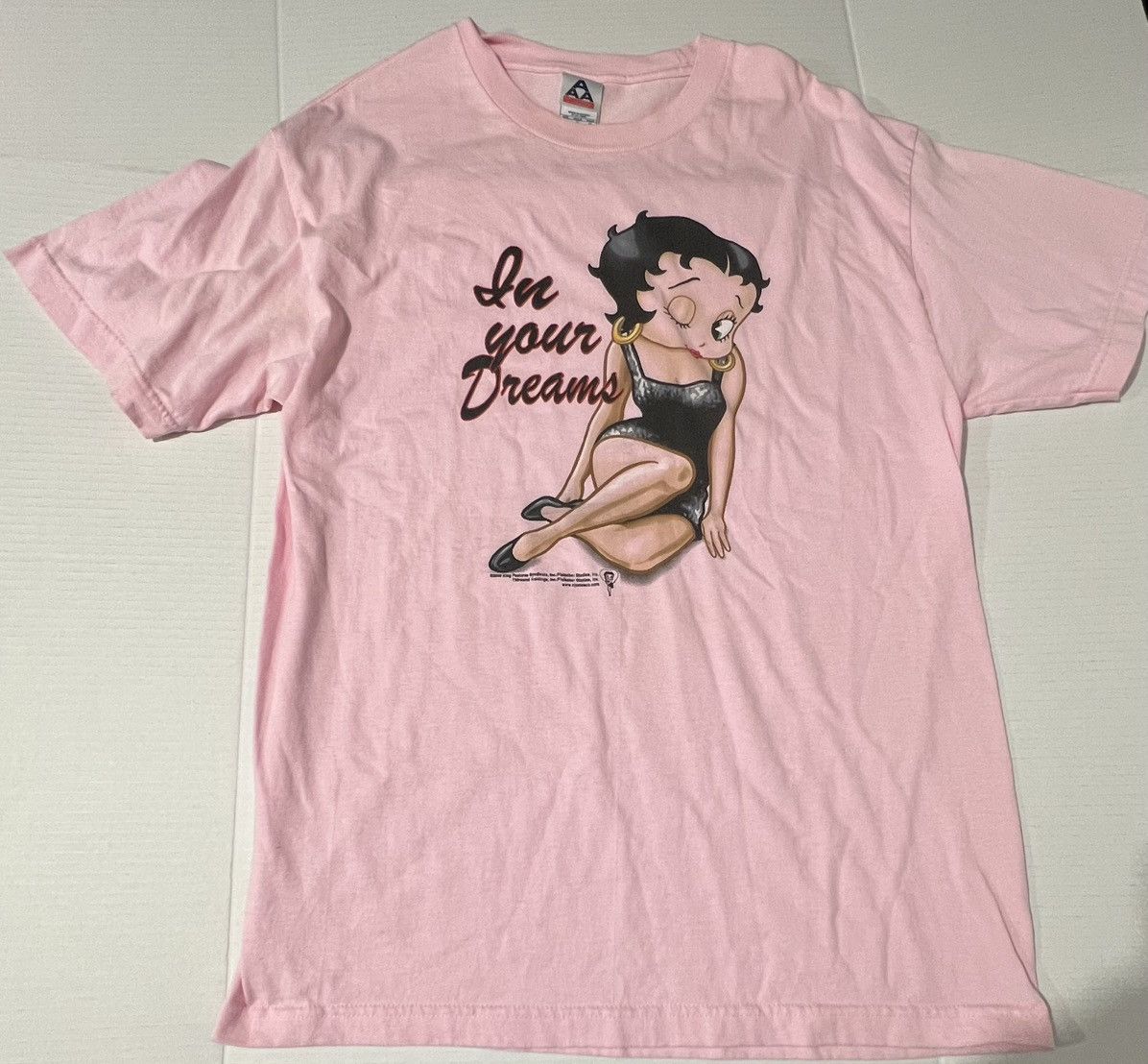 Other Vintage Betty Boop Pink Shirt 2005 In Your Dreams Y2k Large Size L / US 10 / IT 46 - 1 Thumbnail
