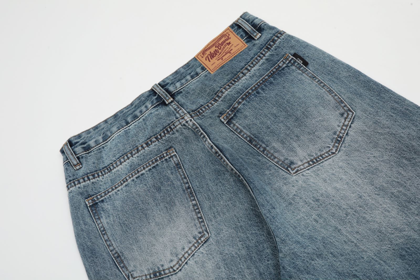 Japanese Brand × Jean American men's loose straight wide-leg casual jeans Size US 32 / EU 48 - 6 Thumbnail