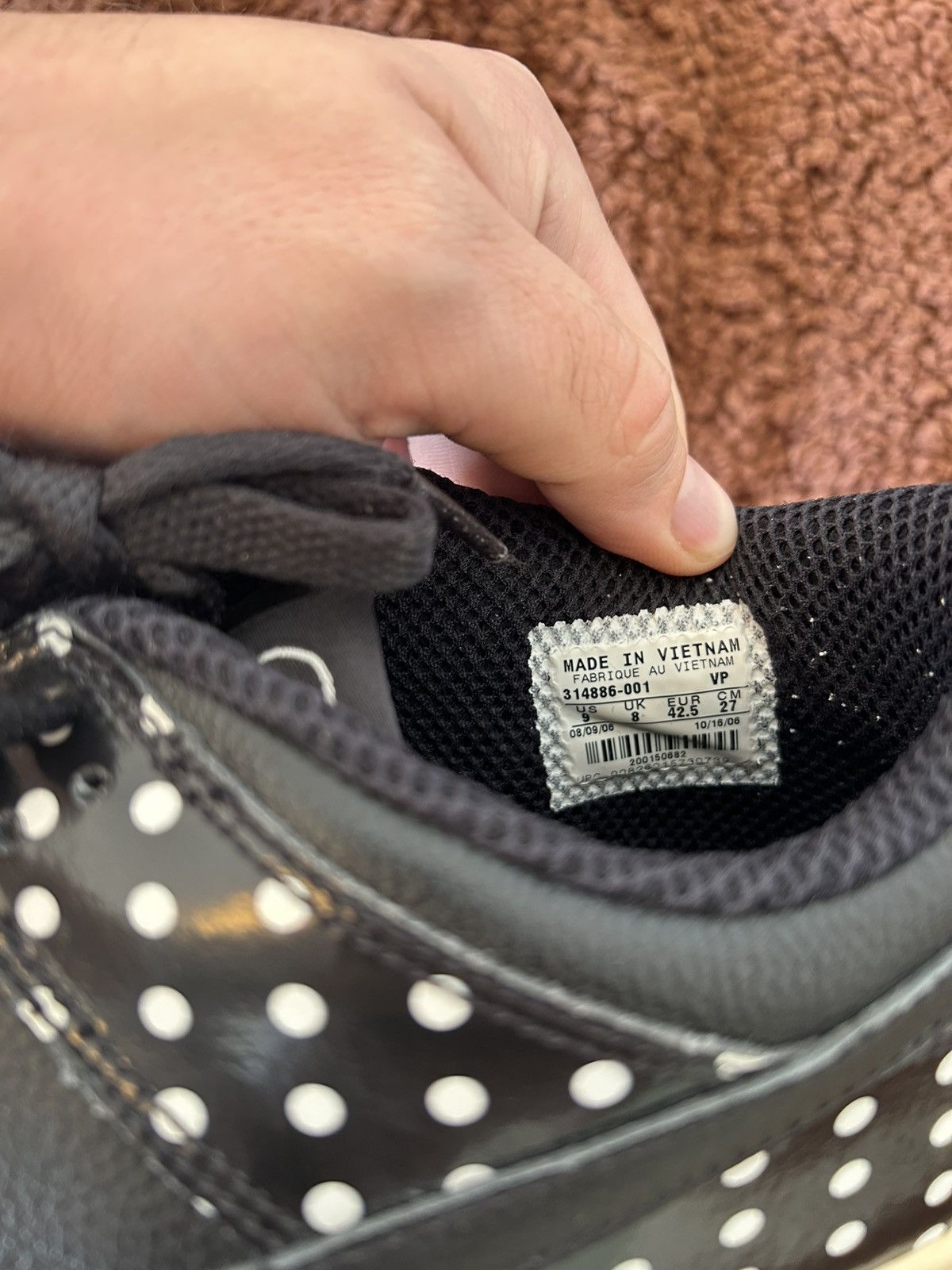 Fragment Design × Nike Nike Dunk Low Fragment Polka Dot Vintage 2005 Size US 9 / EU 42 - 7 Thumbnail