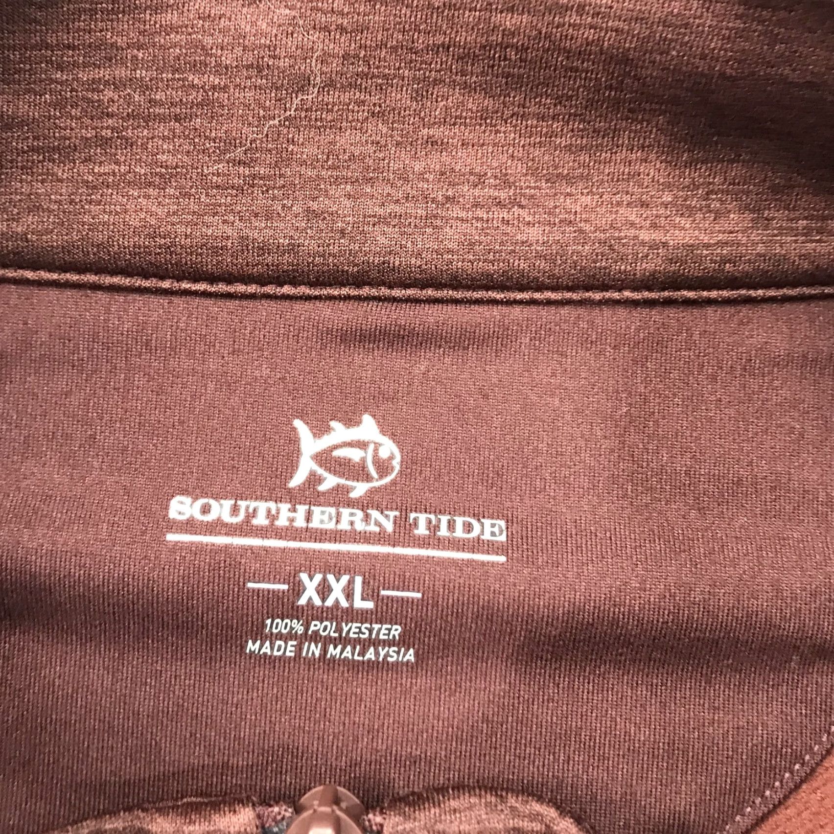 Southern Tide Southern Tide Vest Mens 2XL Red Baybrook Heather Sleeveless Full Zip Outdoor Shirt Size US XXL / EU 58 / 5 - 3 Thumbnail