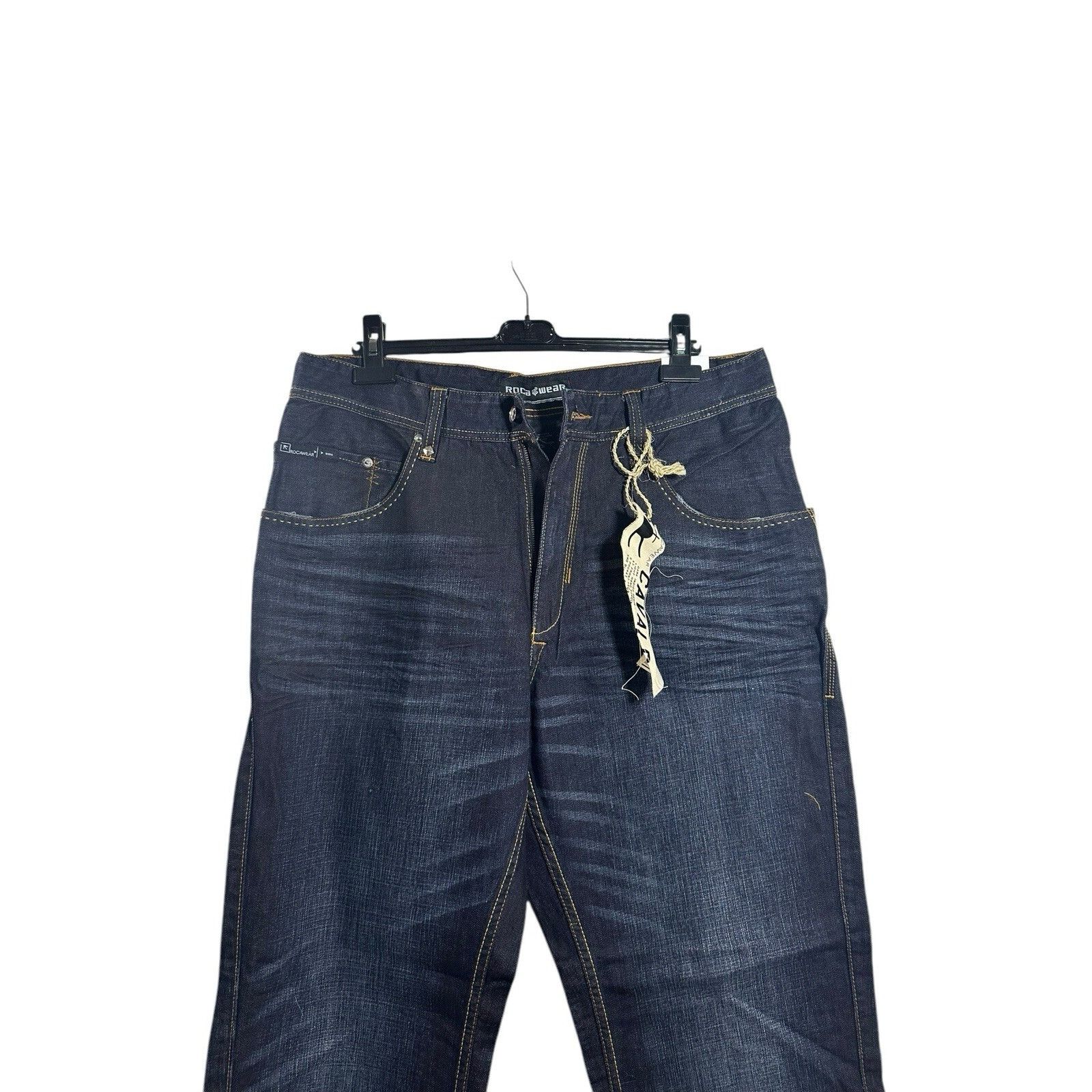 Rocawear Vintage Y2K Rocawear Jeans Mens Denim Baggy Hip Hop Indigo W Size US 36 / EU 52 - 2 Thumbnail