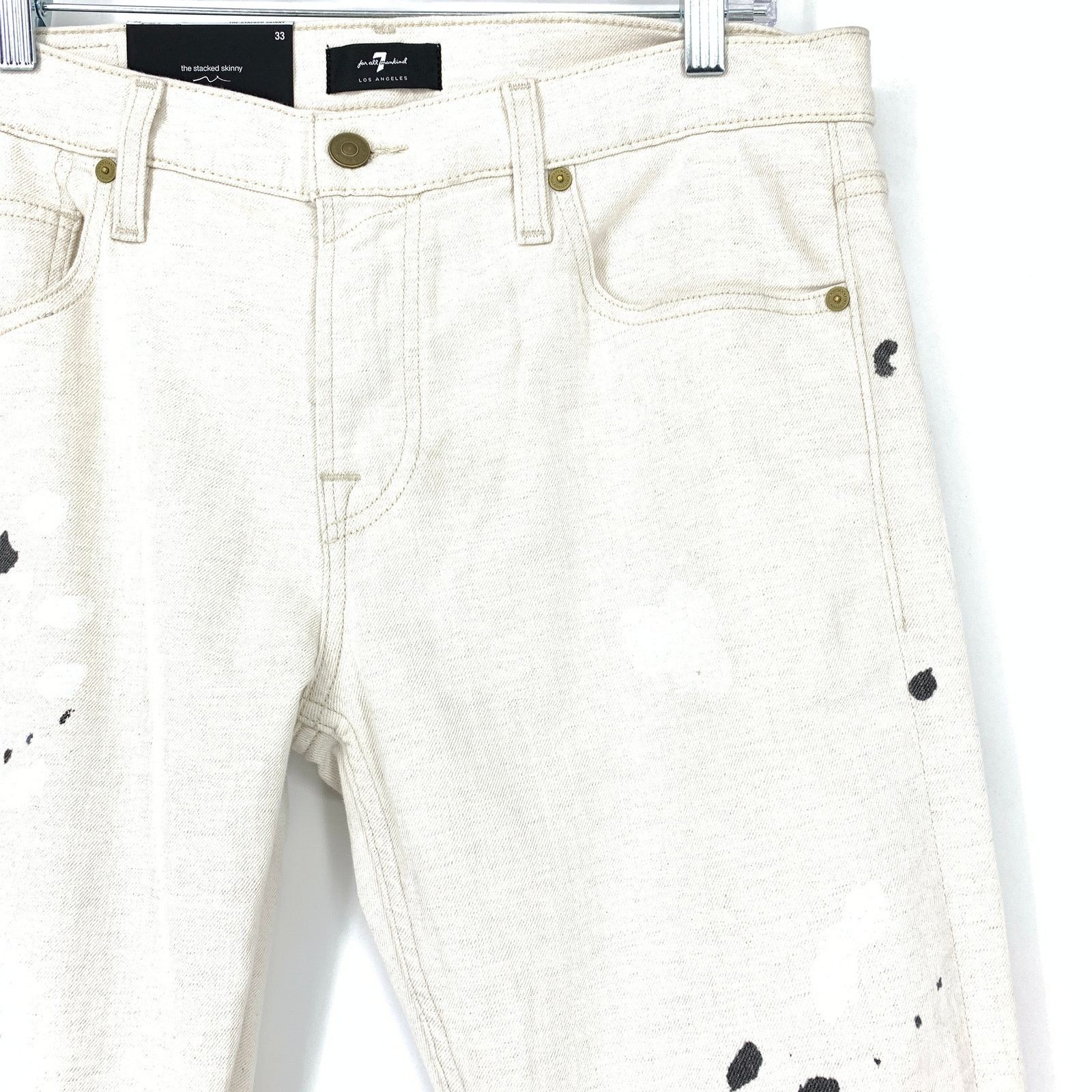 7 For All Mankind 7 For All Mankind Jeans Men's 33 Odyssey The Stacked Skinny Size US 33 - 9 Thumbnail