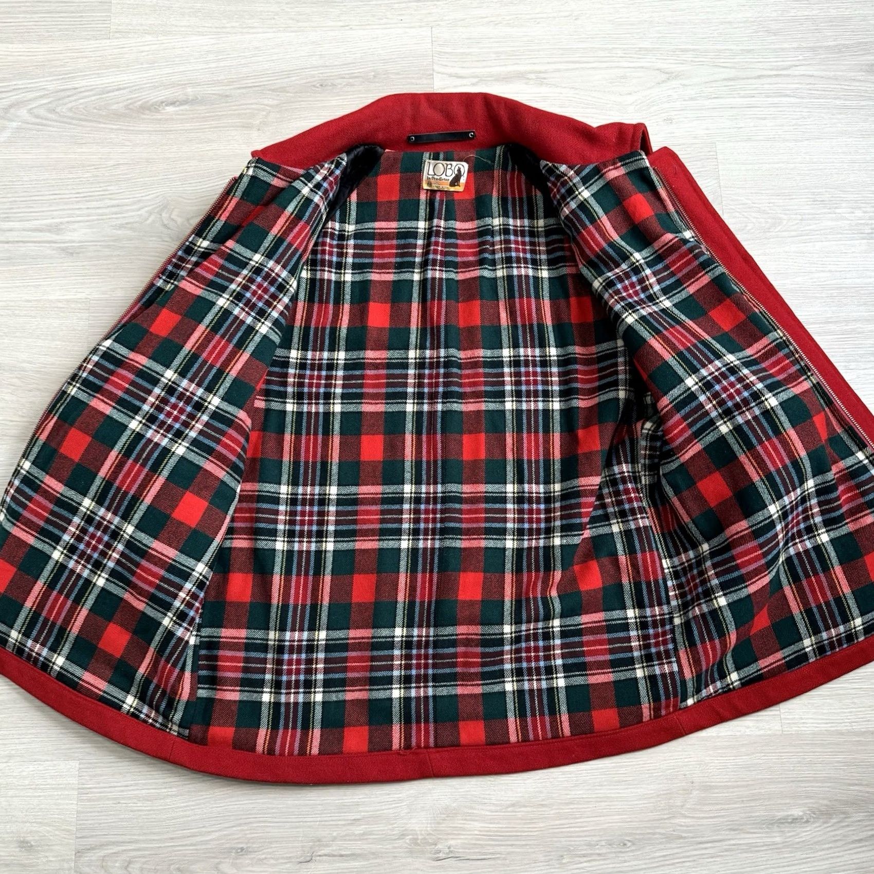 Pendleton VINTAGE Pendleton LOBO Red Wool Plaid Flannel Lined Mackinaw Jacket Pocket USA Jacket Size US XXL / EU 58 / 5 - 5 Thumbnail