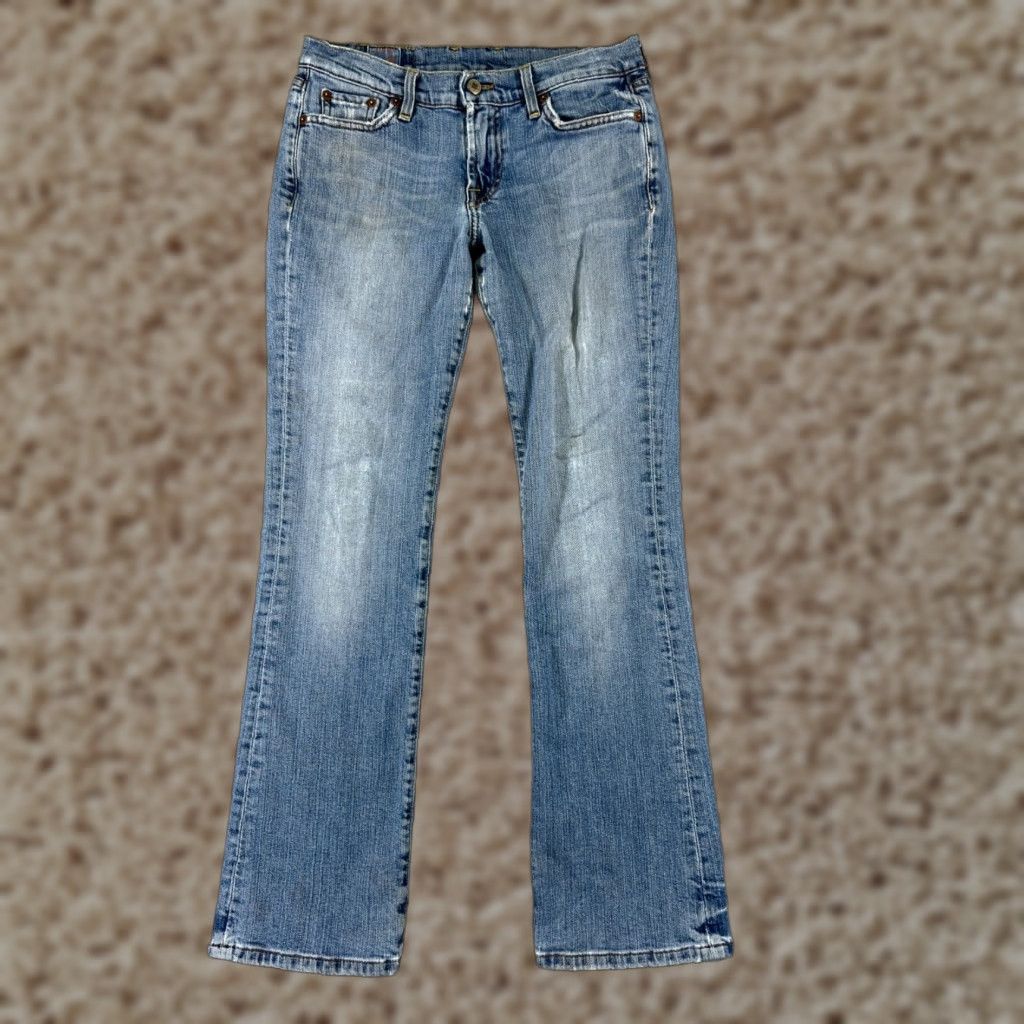 Lucky Brand VINTAGE Lucky Brand Jeans Womens Blue Denim 90s 27in Inseam Bootcut 30 Model Designer Size 26" / US 2 / IT 38 - 1 Thumbnail