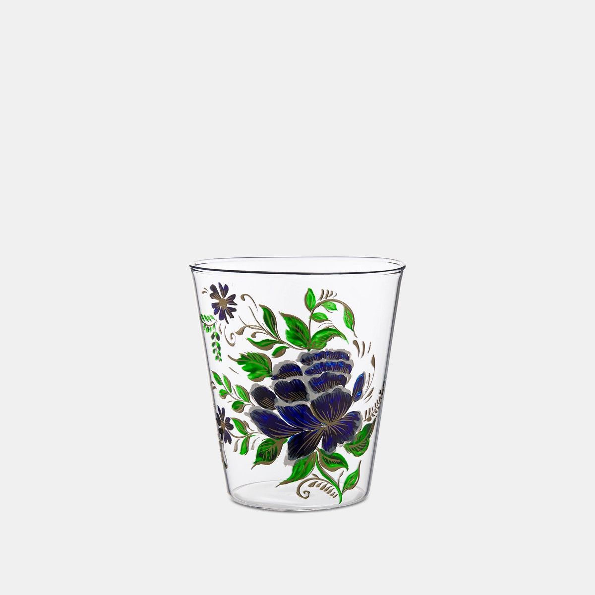 Dior o1bcso1str0226 Size:OS/Hand-Painted Water Glass in Blue Size ONE SIZE - 1 Thumbnail