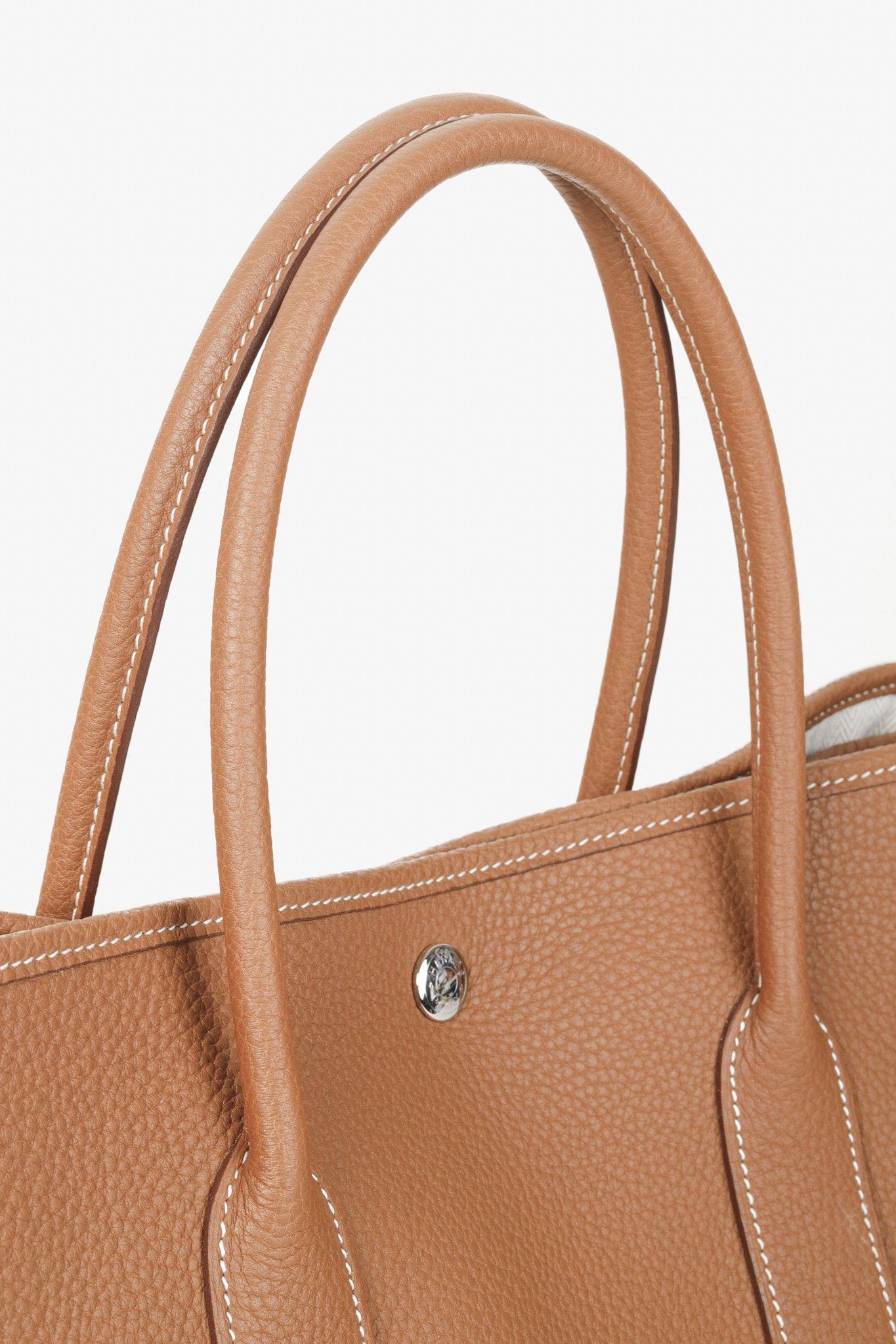 Hermes Hermes Gold Negonda Garden Party 36 Brown Leather Tote Size ONE SIZE - 7 Thumbnail