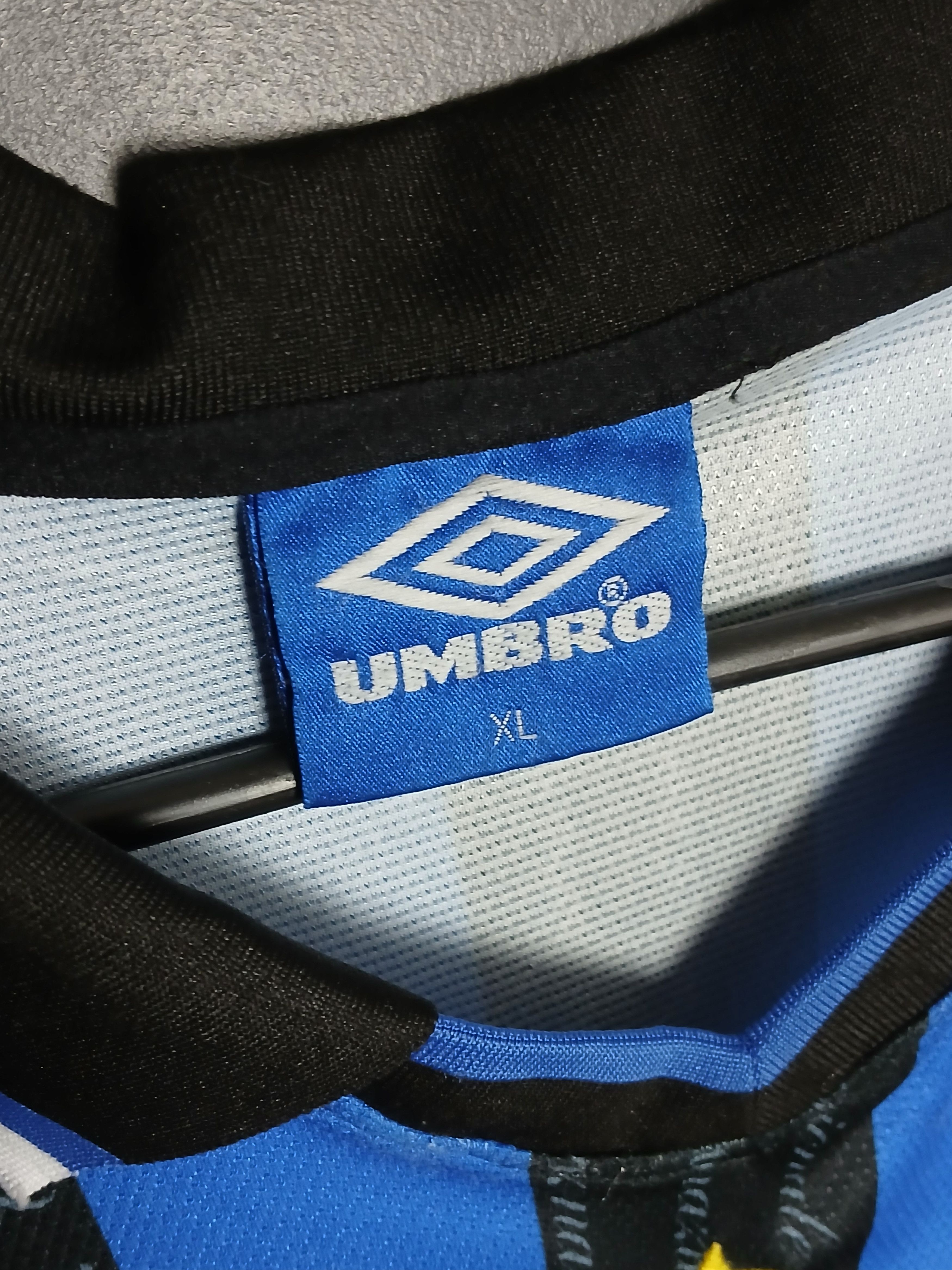 Umbro × Vintage Vintage Inter 1997/1998 Home Football Jersey T-Shirt Size US XL / EU 56 / 4 - 6 Thumbnail