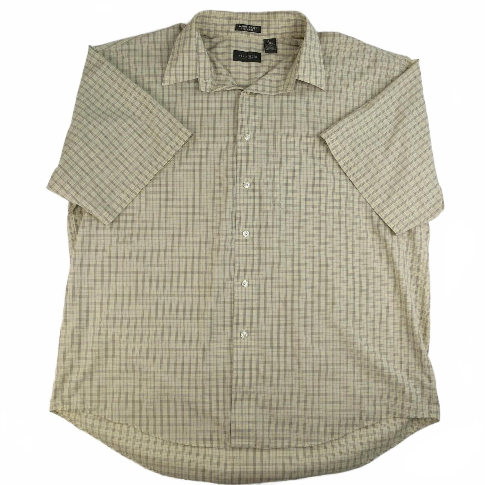 Van Heusen Van Heusen Mens XL Wrinkle Free Stain Free Button-Up Shirt Size US XL / EU 56 / 4 - 1 Thumbnail
