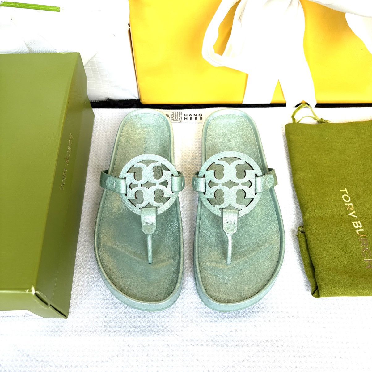 Tory Burch Miller Cloud Sandals Size US 8 / IT 38 - 1 Thumbnail