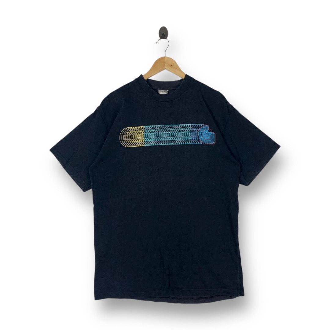 Vintage Vintage Abstract Spiral Graphic Tee Size US XL / EU 56 / 4 - 1 Thumbnail