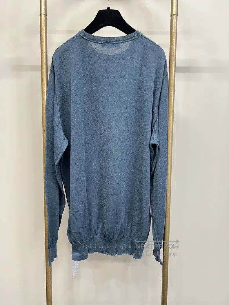 Loro Piana Loro Piana Knit Long Sleeve T-Shirt Size US XXL / EU 58 / 5 - 2 Thumbnail